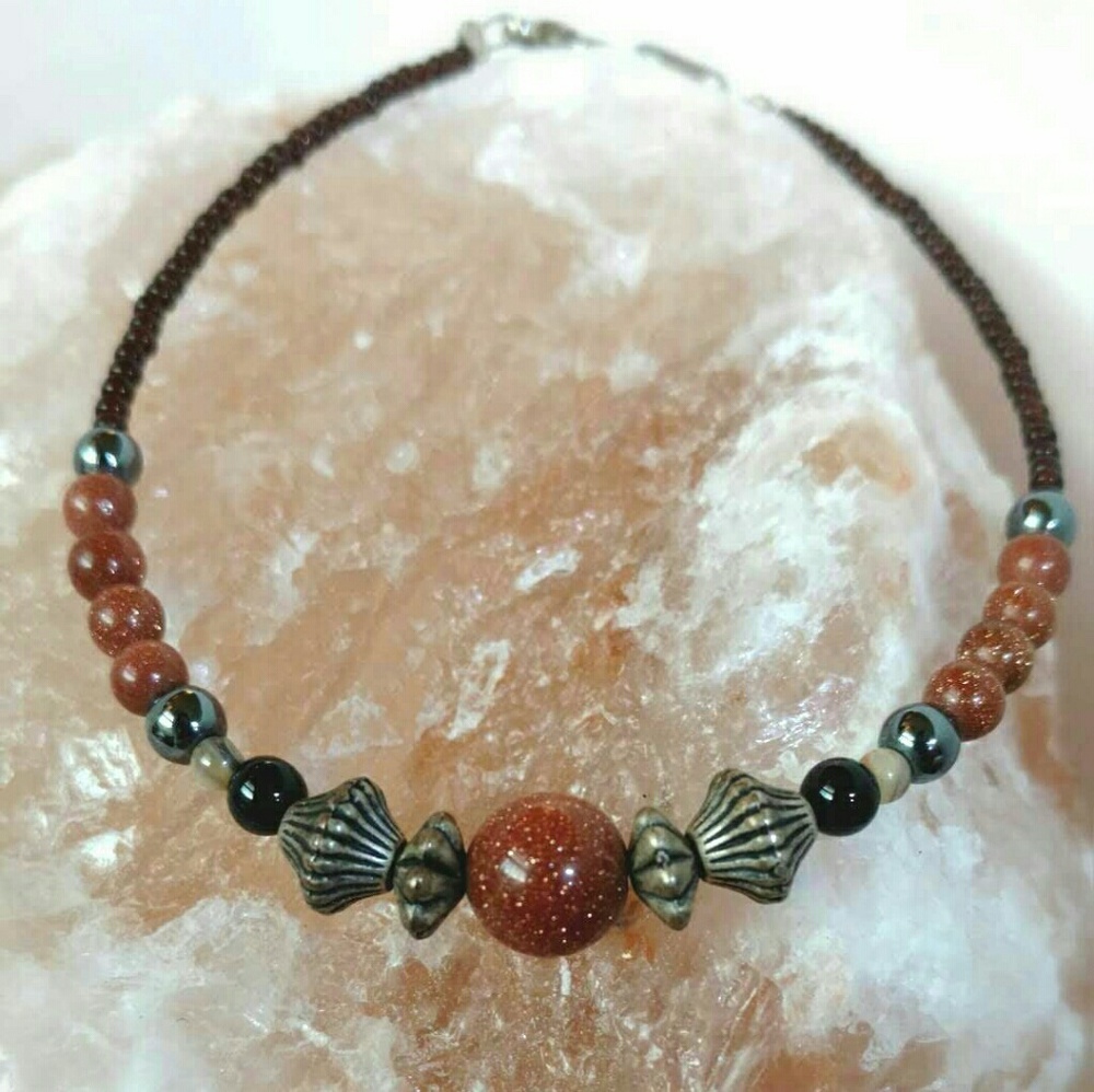 ❤️ 5/$25 ❤️ Red, Black Beaded Bracelet